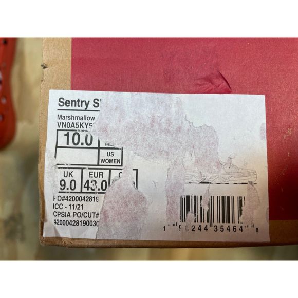 Vans Sentry SK8 Hi Marshmallow Size US 10 Men's New VN0A4P3KB88 Rare - Picture 5 of 7